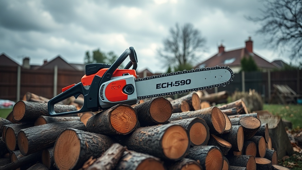 Echo CS-590 Storm Damage Recovery: Safe Practices