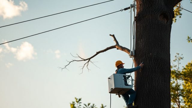 Hass Remote Tree Climbing System: Removing Branches Near Power Lines Safely