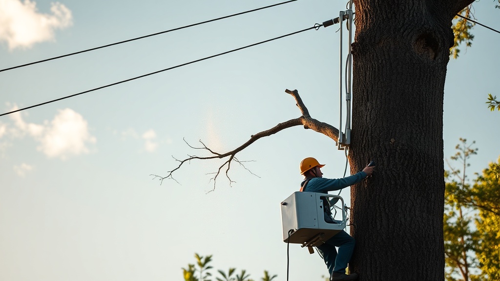 Hass Remote Tree Climbing System: Removing Branches Near Power Lines Safely