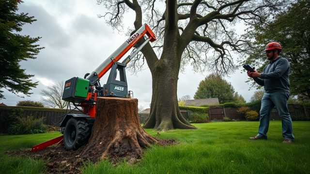 Hass Remote Tree Climbing System: Stump Grinding Techniques for Large Stumps