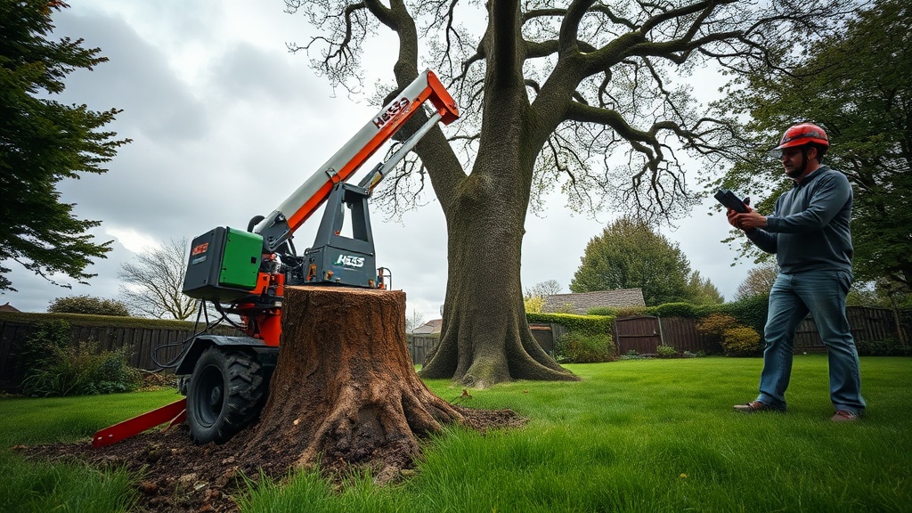 Hass Remote Tree Climbing System: Stump Grinding Techniques for Large Stumps