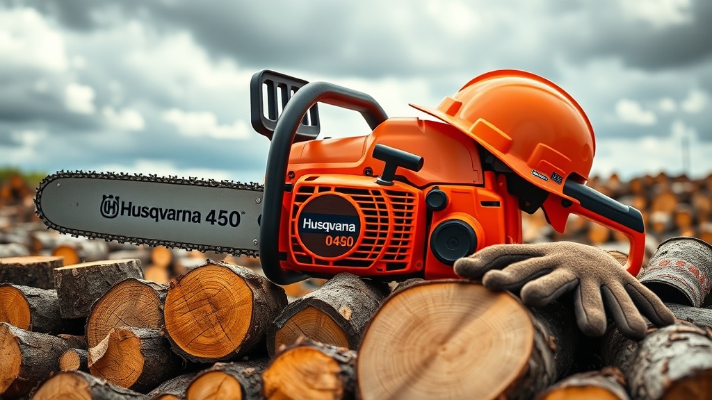 Using Husqvarna 450 for Emergency Tree Removal After Storm