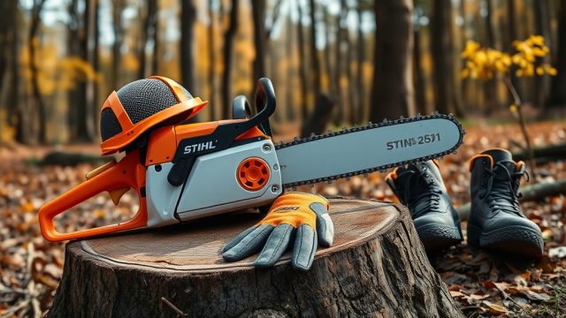 Stihl MS 251 Safety Gear for Chainsaw Operators