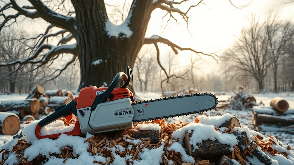 Stihl MS 251: Winter Tree Removal Tips for Icy Conditions