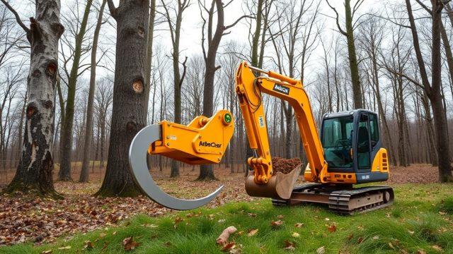 ArborClear Tree Shear Attachment: Ash Tree Removal Techniques for Beetle-Infested Trees