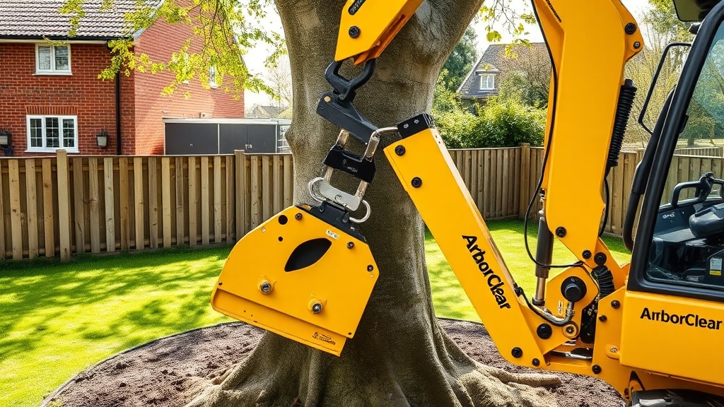 ArborClear Tree Shear Attachment: Elm Tree Removal Techniques for Dutch Elm Disease