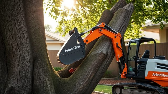 ArborClear Tree Shear Attachment: Eucalyptus Removal Techniques for Tall Trees