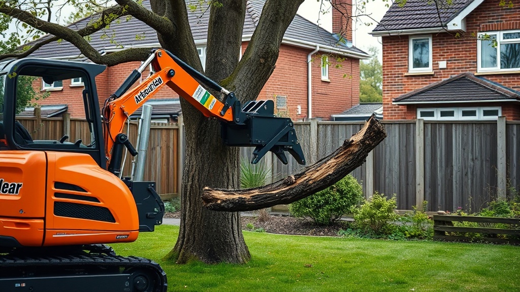 ArborClear Tree Shear Attachment: Limb Management for Urban Gardens