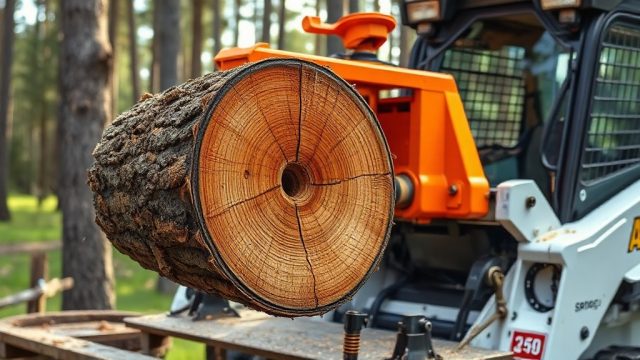 ArborClear Tree Shear Attachment: Pine Tree Removal Techniques for Resinous Wood
