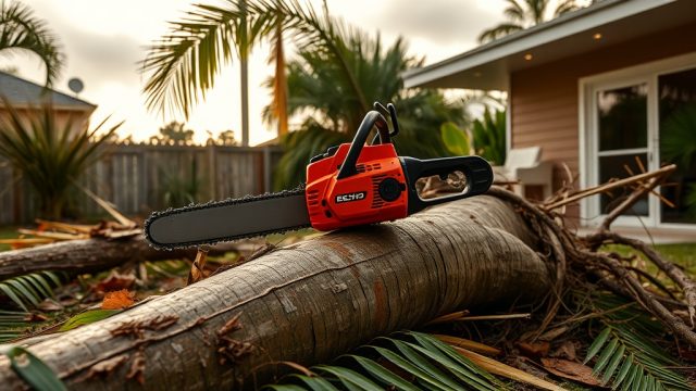 Echo CS-590: Removing Palm Trees Safely After a Storm