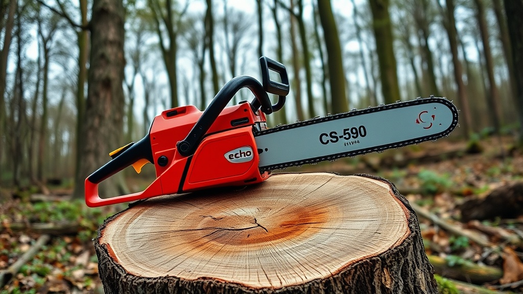 Echo CS-590 Ash Tree Removal Techniques for Emerald Ash Borer Infestations