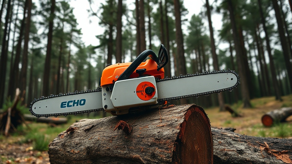 Echo CS-590: Pine Tree Removal Techniques for Resinous Wood