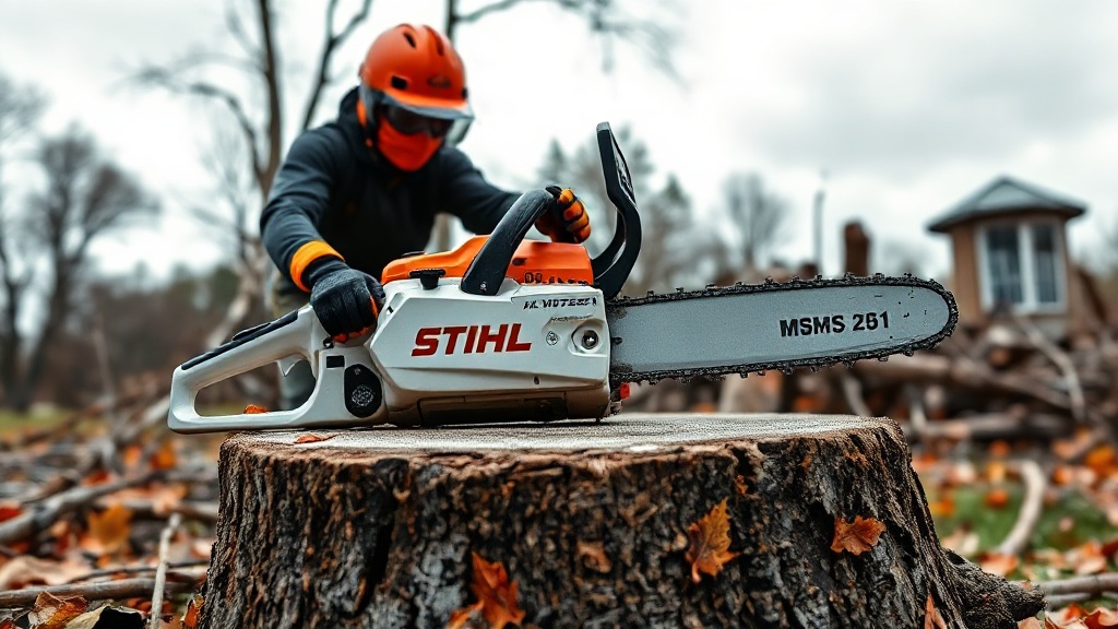 Stihl MS 251: Essential Safety Gear for Post-Storm Cleanup